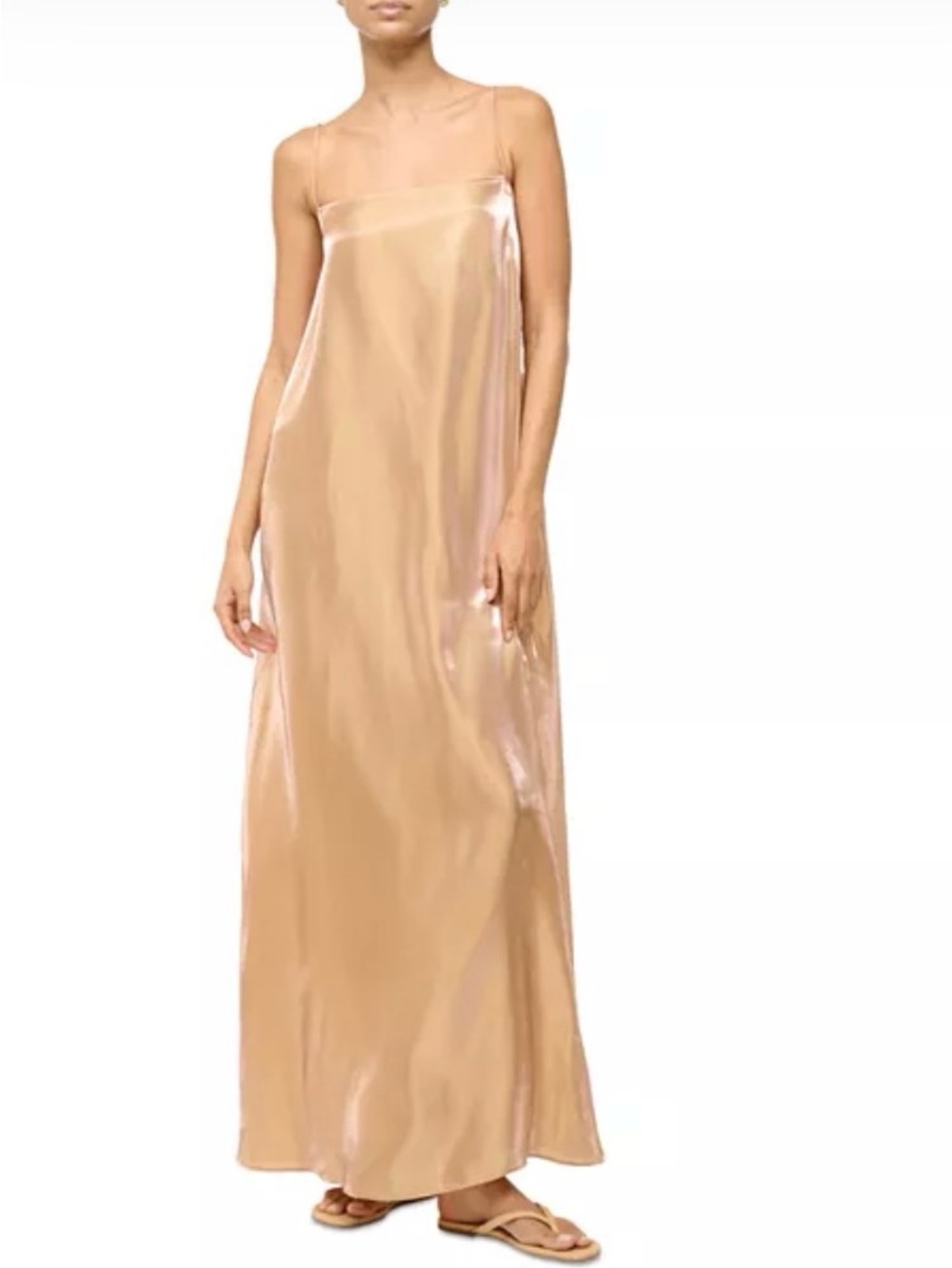 STAUD Delfina Dress Rose Gold - Medium